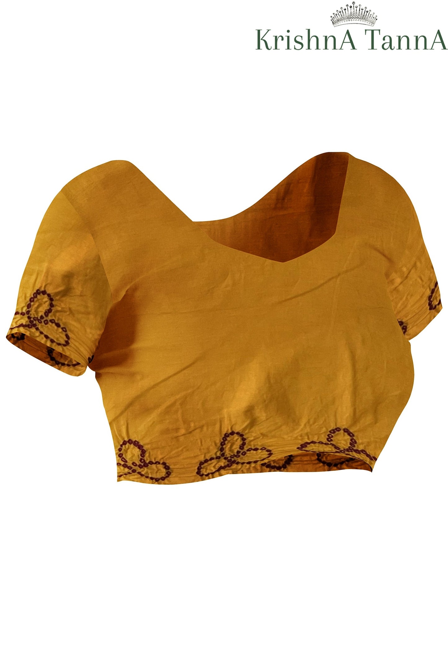 Krishna Tanna Cotton Silk Bandhani - Tye & Die Saree