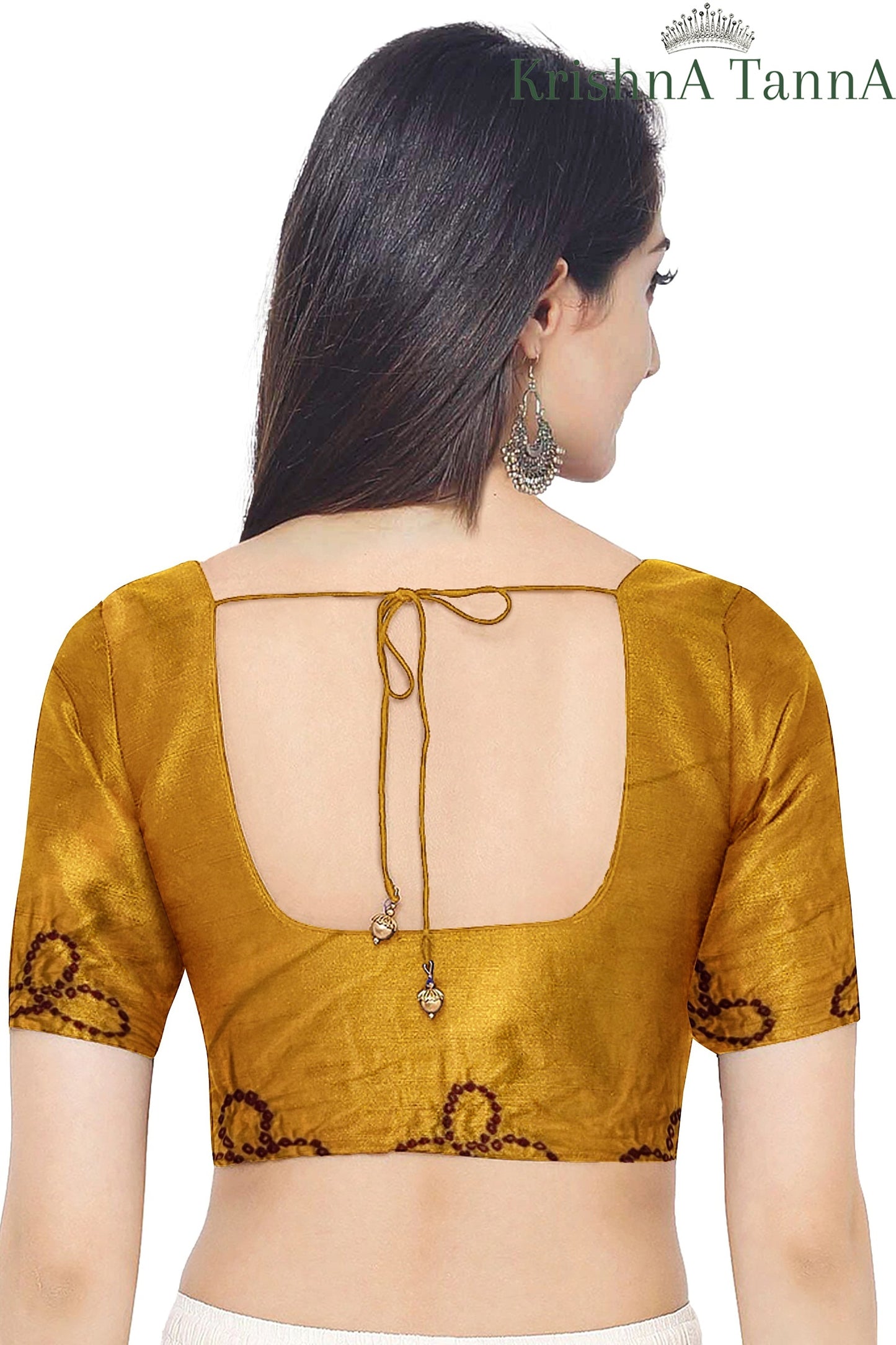 Krishna Tanna Cotton Silk Bandhani - Tye & Die Saree