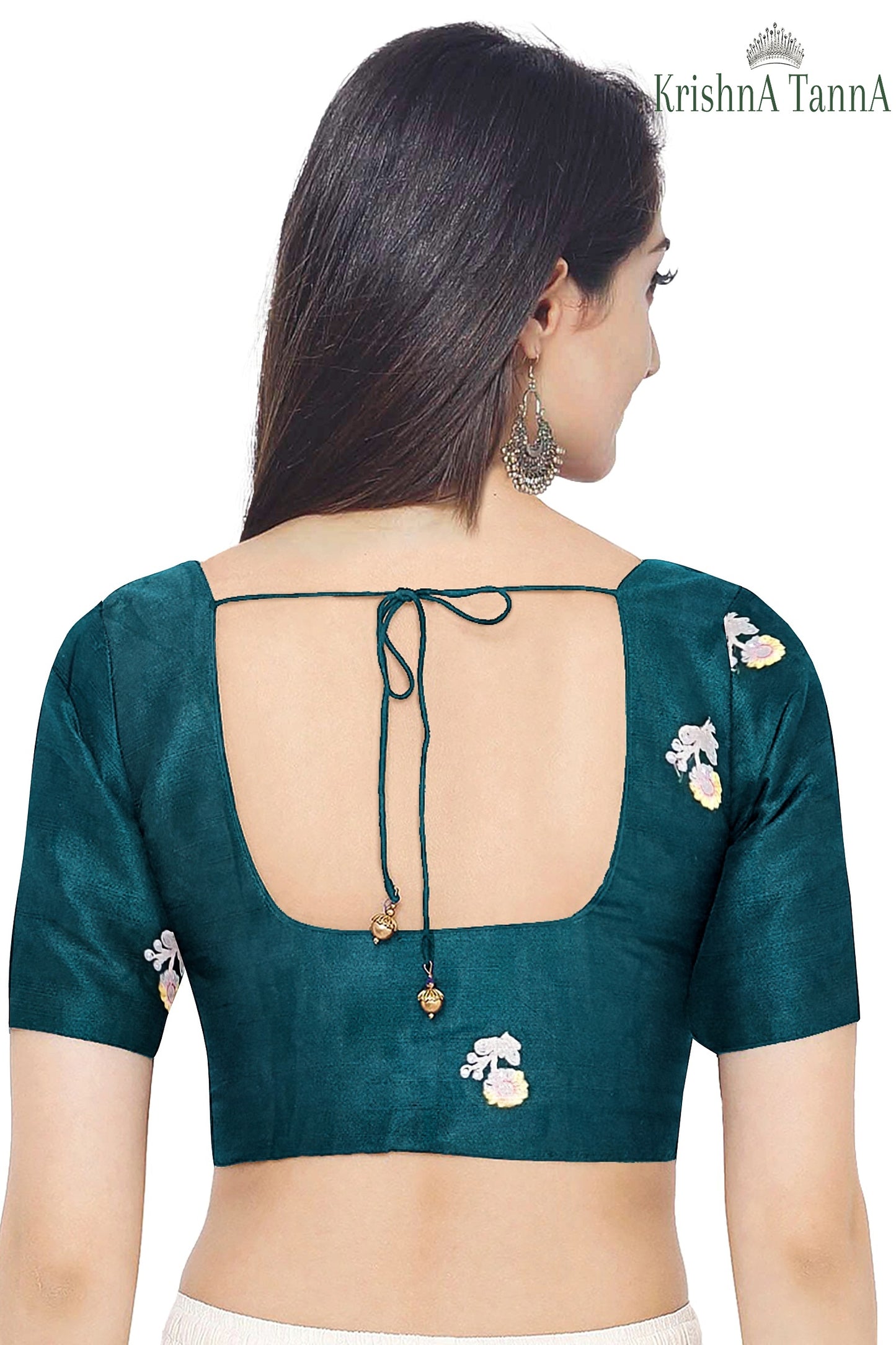 Krishna Tanna Gota work saree on blended georgette with Zardozi embroidery border (Yellow)