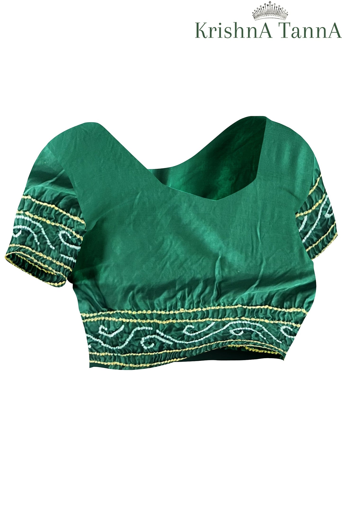 Krishna Tanna Gajji Silk Ambadi Bandhani - Tye & Die Saree