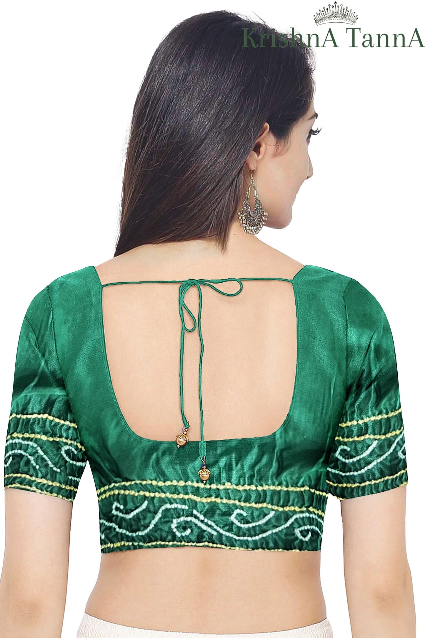 Krishna Tanna Gajji Silk Ambadi Bandhani - Tye & Die Saree