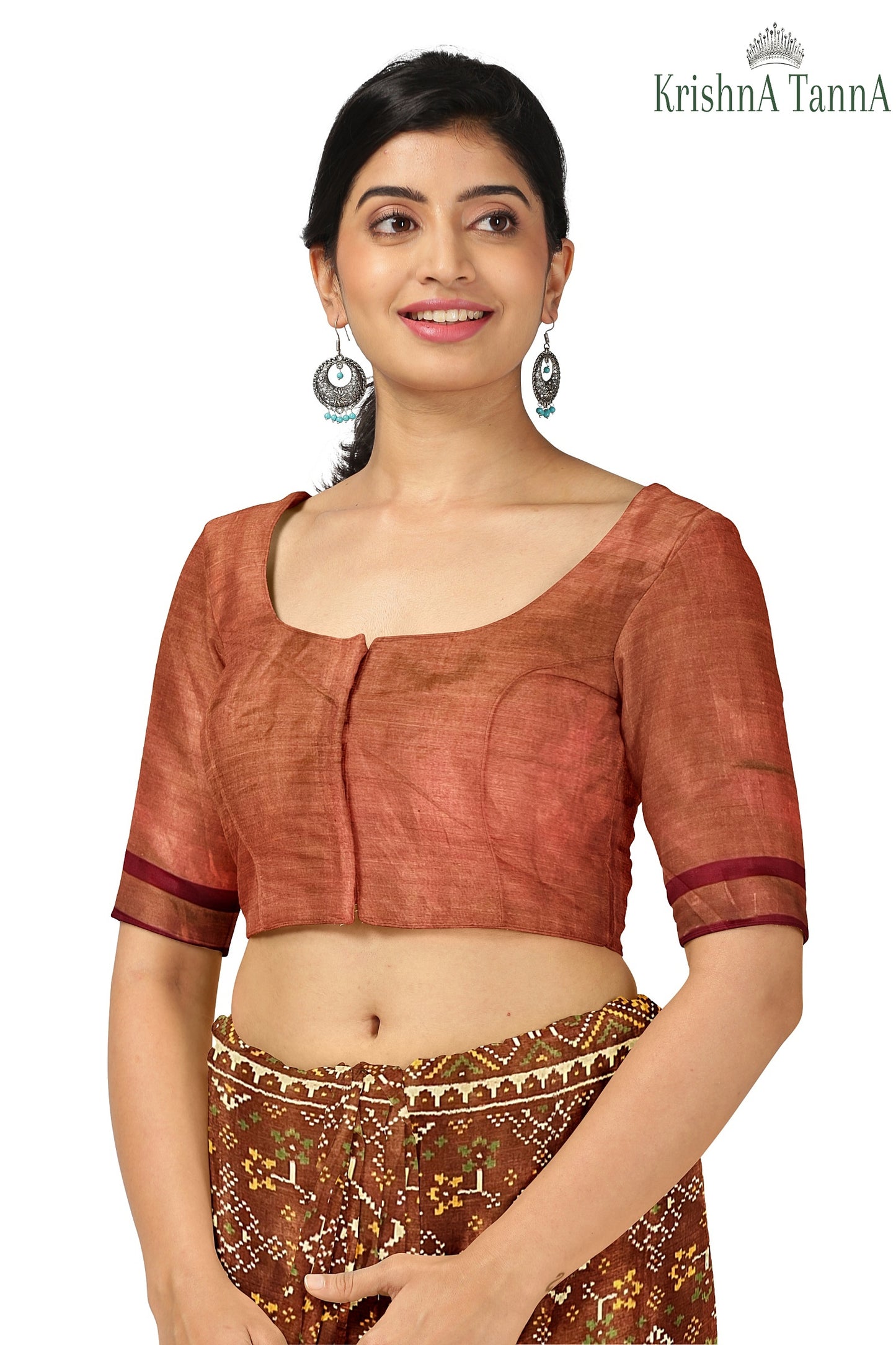 Krishna Tanna Hand Woven Rajkot Patola Pure Silk Single Tissue Saree