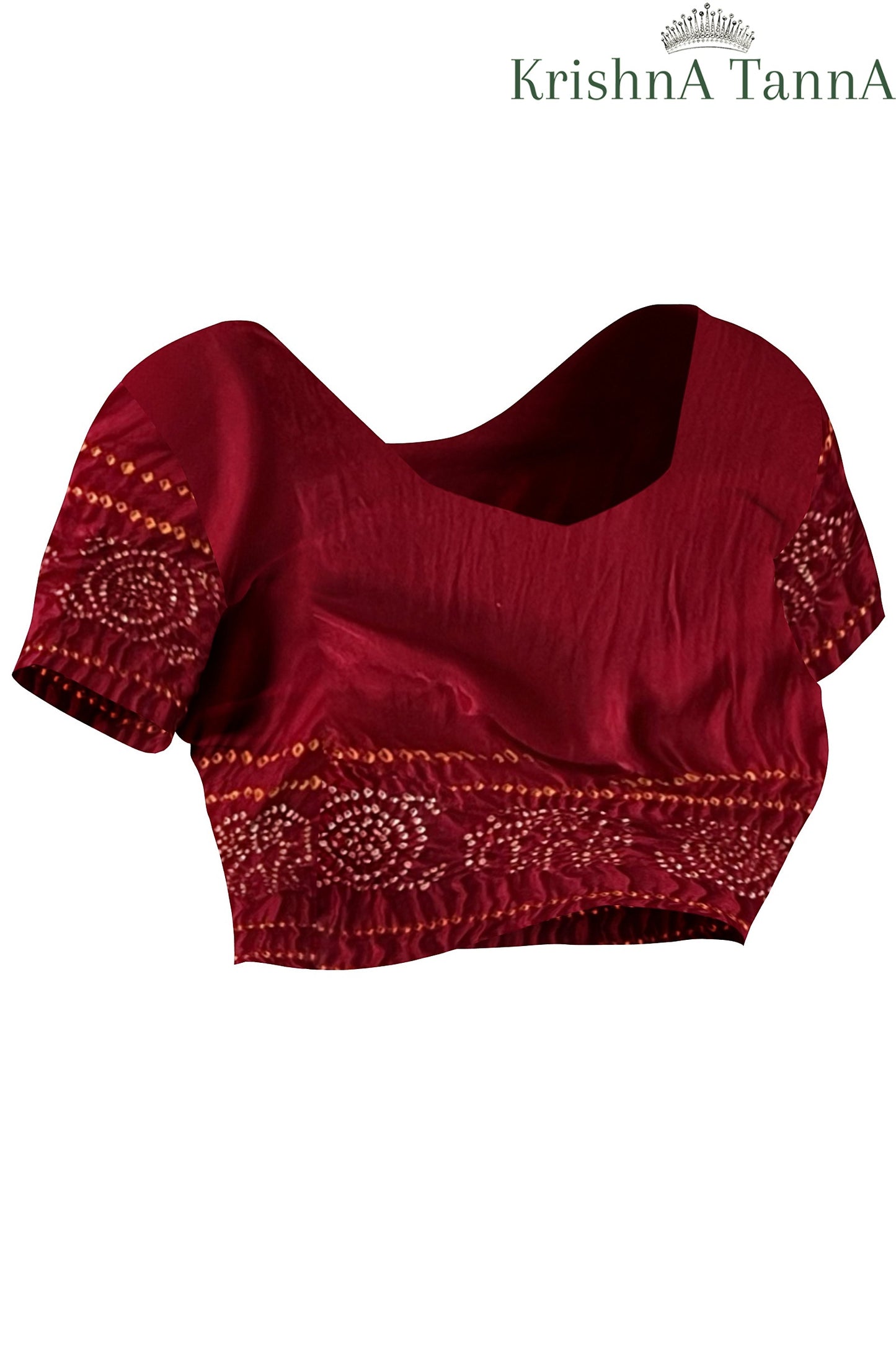 Krishna Tanna Gajji Silk Ambadi Bandhani - Tye & Die Saree