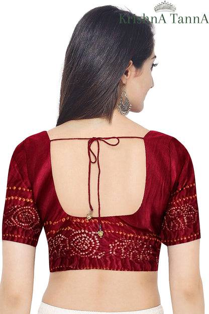 Krishna Tanna Gajji Silk Ambadi Bandhani - Tye & Die Saree